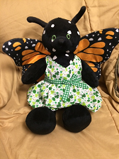 A stuffed butterfly